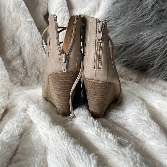 Beige Wedges - Picture 3 of 4